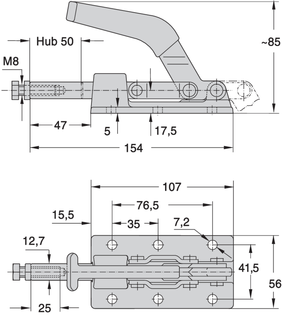 DESTACO Schubstangen-Spanner DST