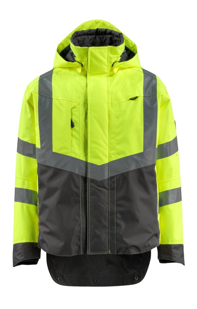 MASCOT Safe Sup. Hardshell-Jacke Harlow Gr. M hi-vis glb/dunkelanthr 15501-231