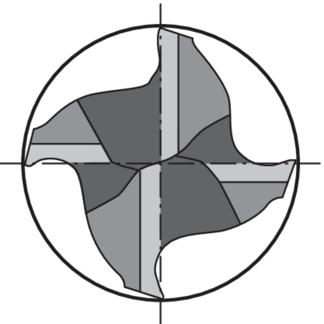 FORMAT Torusfräser WN VHM TiALN 10,0/1,00mm Z4 extrakurz