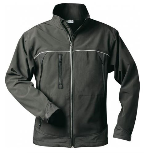 Jacke Alpha, Softshell, Gr. 3XL, schwarz