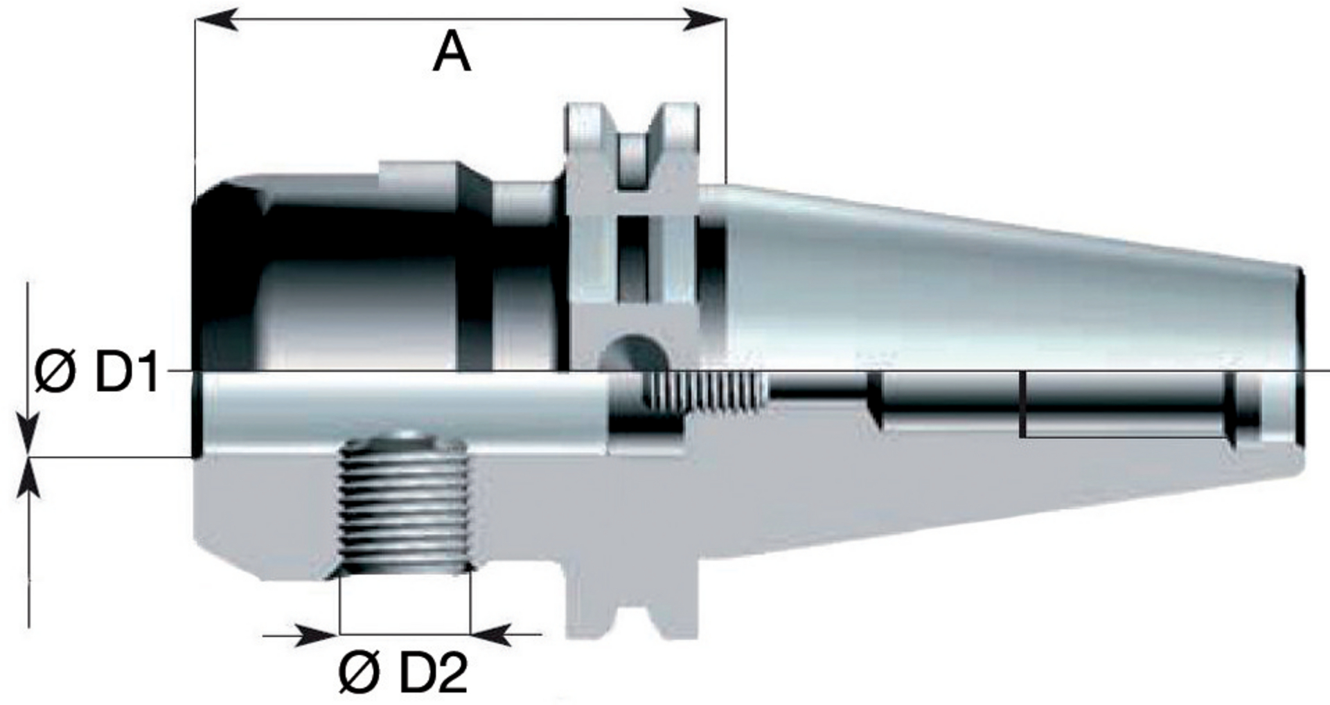 FORTIS Spannfutter DIN69871 ADB D 18 SK 50 L.