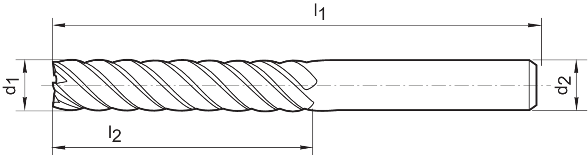 FORMAT Mehrzweckfräser WN VHM TiALN 6,0mm HA Z 6