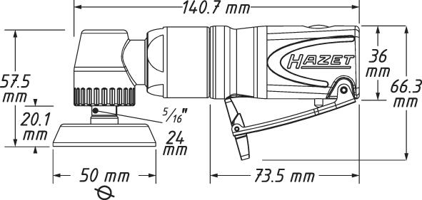 HAZET Mini Polierer 9033M-9