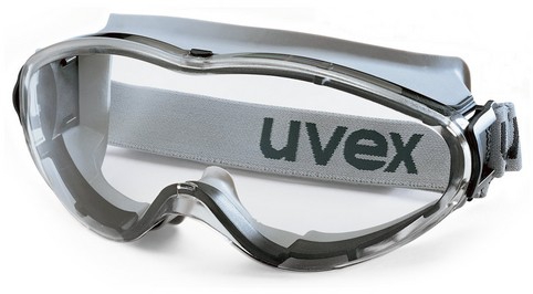 UVEX Vollsichtbrille ultrasonic exc. AS AF klar schw/gr 9302.285