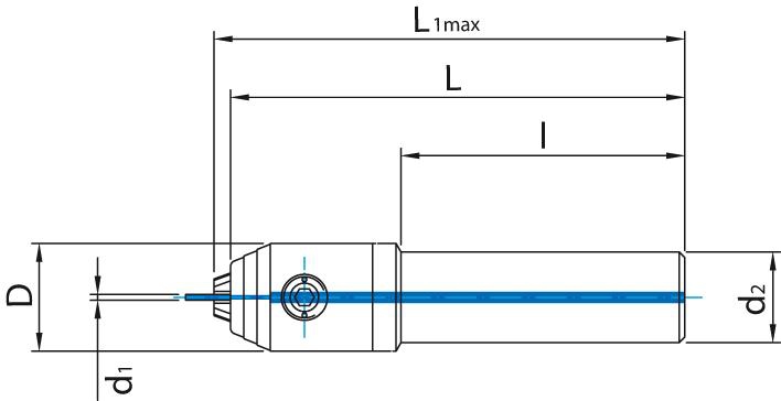 MICRO-Universal-Bohrf. zyl.20x 80 0,2-3,4mm  WTE