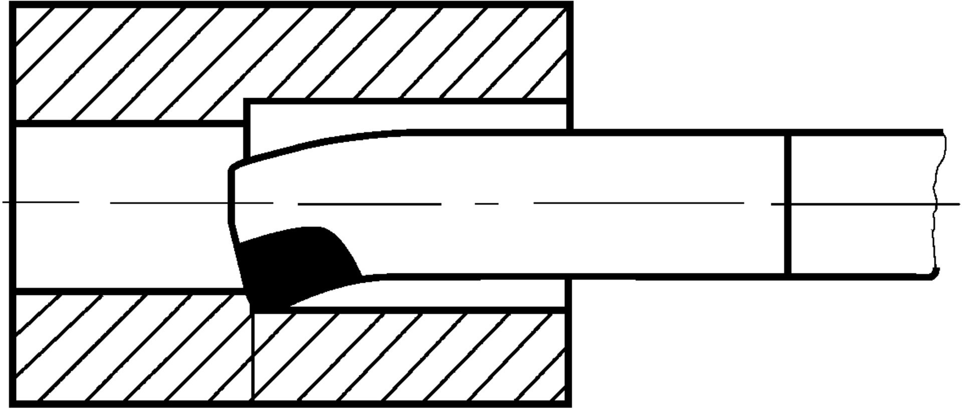 FORMAT Eckdrehmeißel HM D4974 Rechts P25 / 30