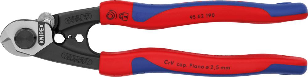 KNIPEX 95 61 150 Bowdenzugschneider schwarz atramentiert 150 mm