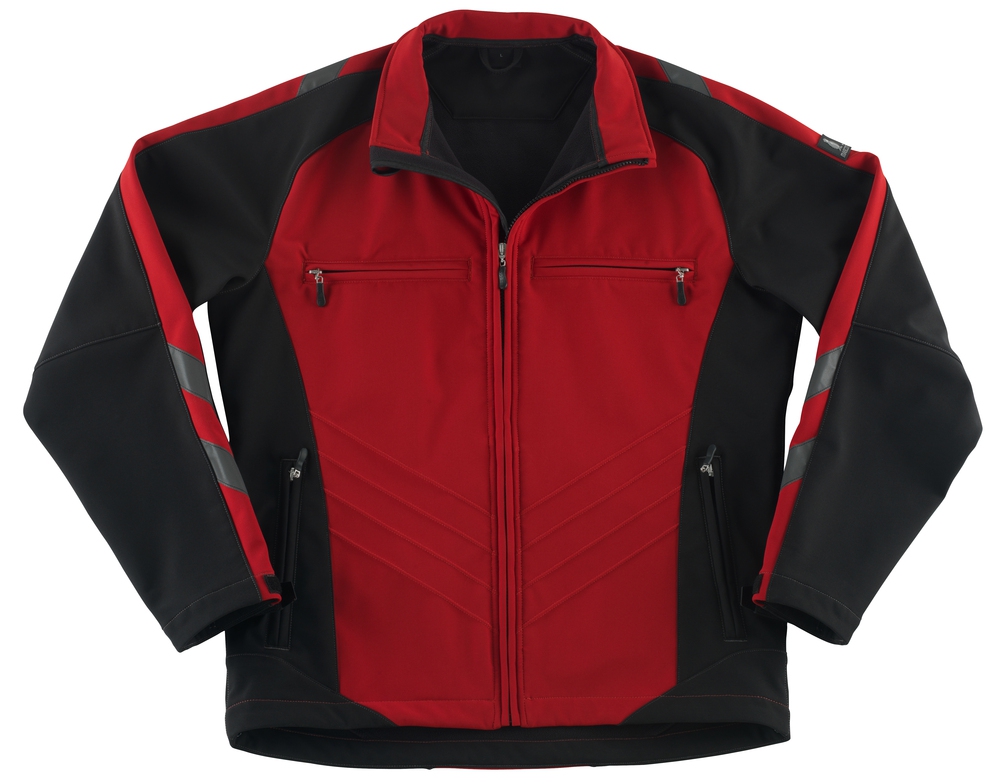 MASCOT Unique Softshell-Jacke Dresden Gr. XL rot/schwarz 12002-149