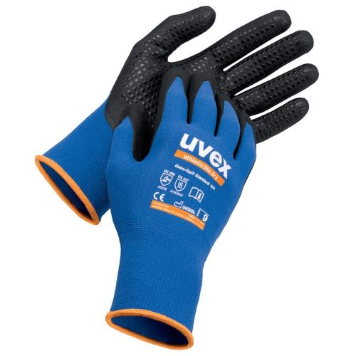 UVEX Montage-Handschuh athletic lite dry Gr. 12 Nitril-Noppen blau/schw, 6003.3