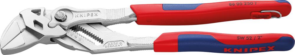 KNIPEX 86 05 250 Zangenschlüssel Mehrk. verchr. 250 mm