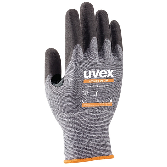 UVEX Schnittsch.-Handschuh athletic D5XP Gr. 12 Nitrilschaum gr/schw, 6003.0