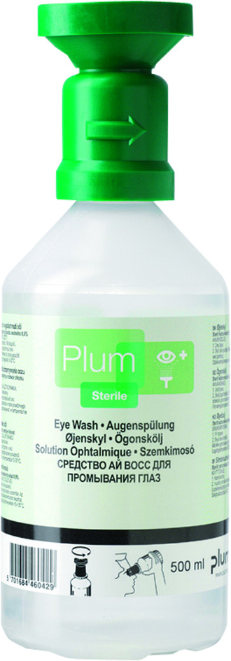 PLUM Augenspülflasche 1000 ml (0,9 % Natriumchloridlösung)