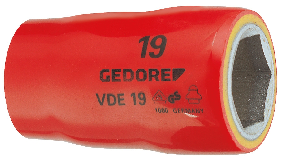 GEDORE VDE-Steckschlüsseleinsatz 1/2" VDE 19 22, 6123400