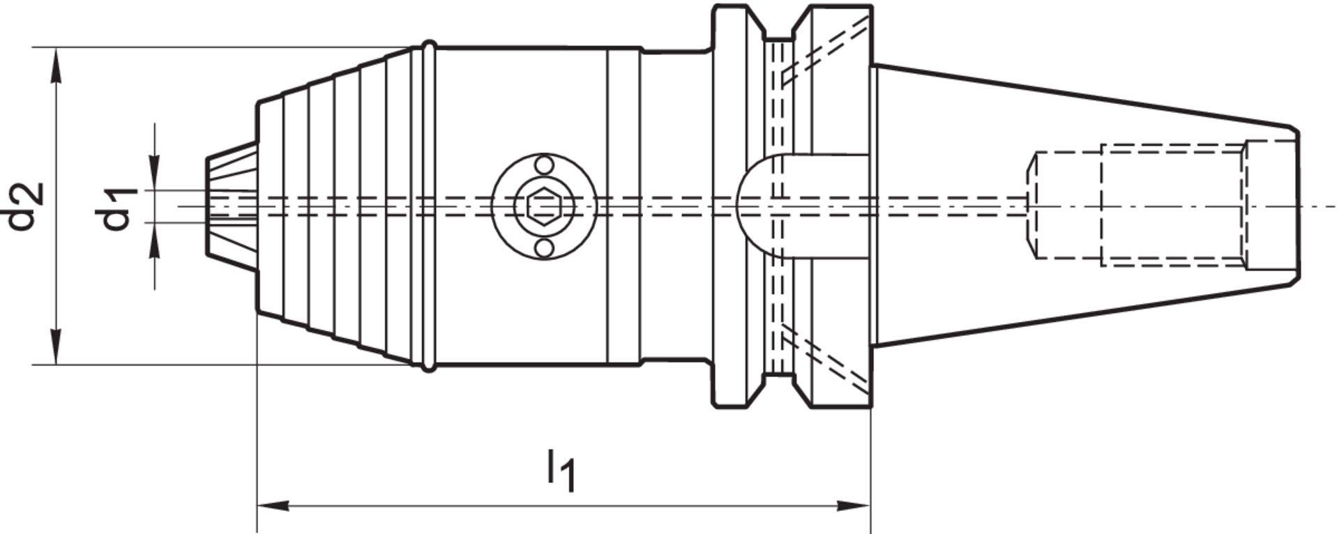 Präzisions-Kurzbohrfutter IK JIS6339BADB 0,3- 8,0       WTE