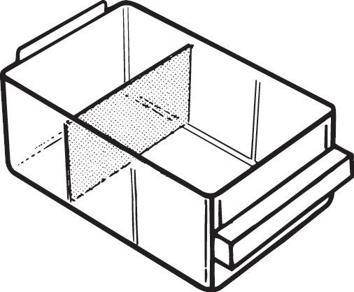 Ersatz-Schublade Typ C H64xB91xT153 mm