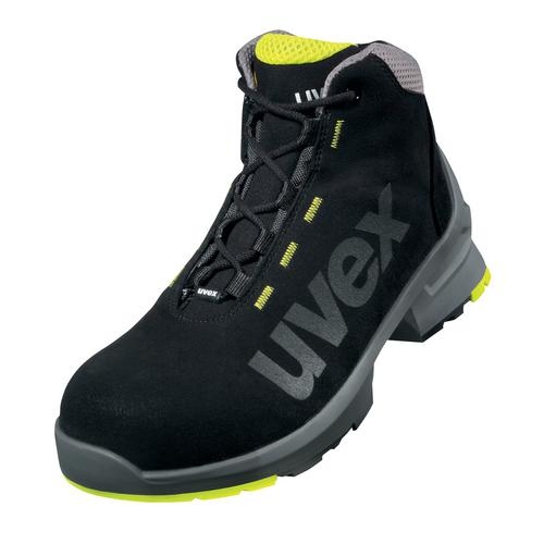 UVEX 1 Sicherheits-Stiefel Gr. 52 W11 S2 ESD SR schwarz/gelb 8545.8