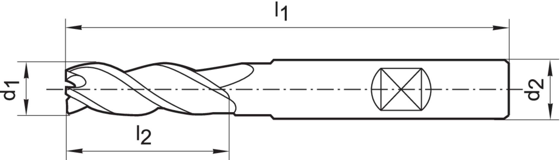 FORMAT GT Trochoidalfräser VHM 10,0mm Z3 HA TA-C