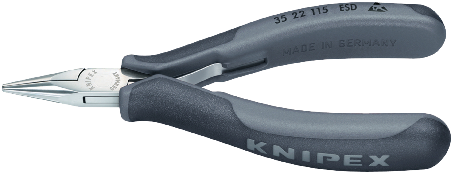 KNIPEX 35 22 115 ESD Elektronik- Greifzange ESD mit Mehrko. 115 mm