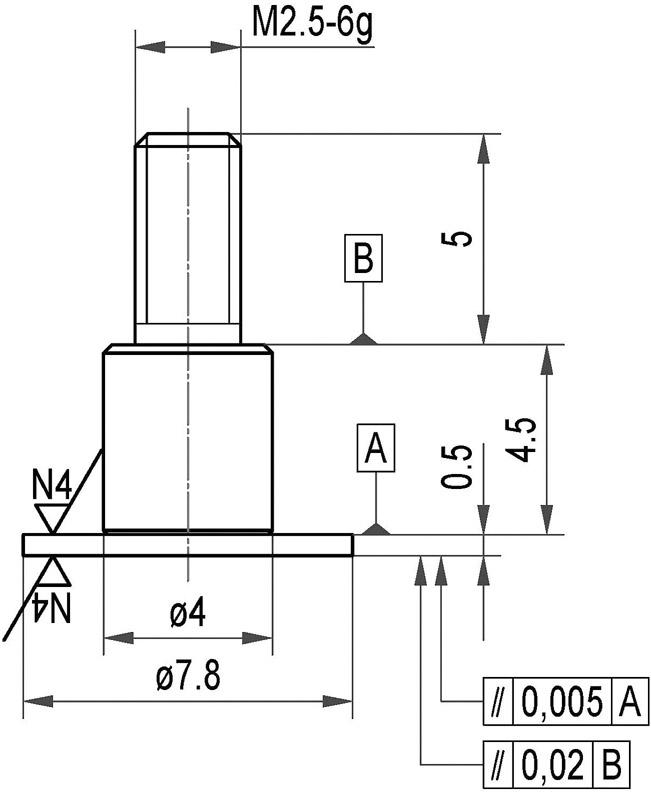 Messeinsatz Stahl Teller 7,8x0,5mm   Käfer