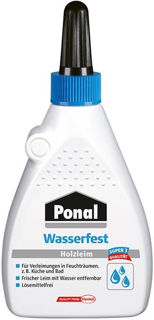 PONAL Super 3 PVAc Holzleim weiß wasserf 120g Flasche(F)