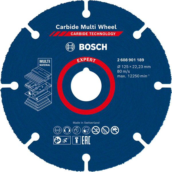 BOSCH Multiwheel Trennscheibe EXPERT Carbide 125x22,23 mm