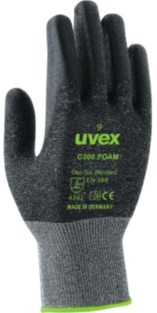 UVEX Schnittschutz-Handschuh C300 foam Gr. 9 Schaumbeschichtung gr/schw, 6054.4