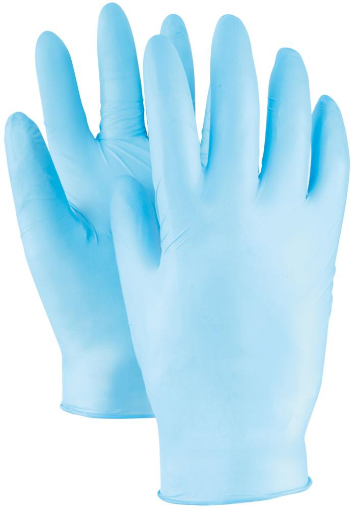 KCL Einmalhandschuh DERMATRIL 741 L blau ungepudert Gr.7  (Box a 100 Stk.)