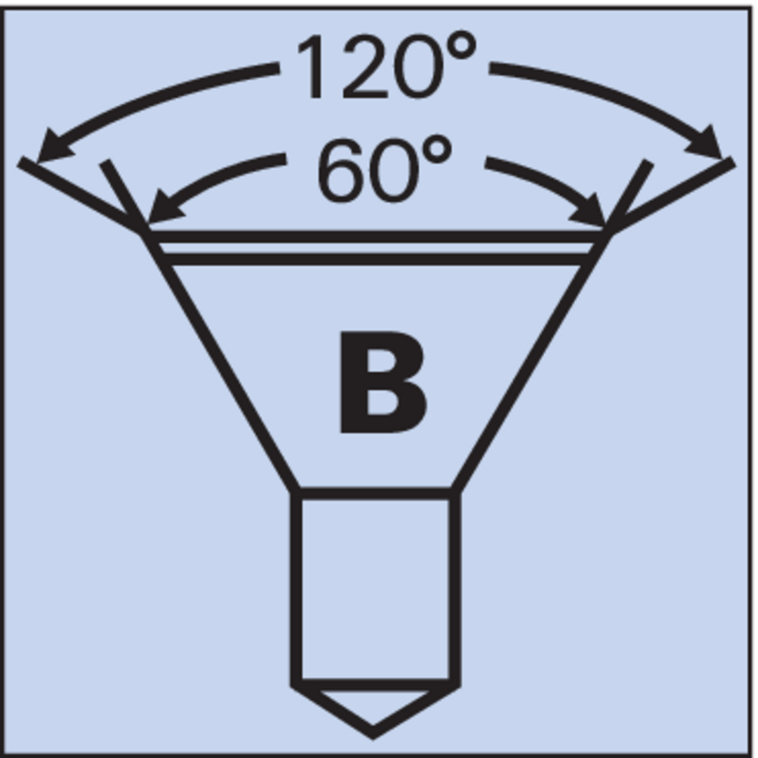 Zentr.-Bohr.o.Fl.DIN333 LH B HSS 1,0mm    Gühring