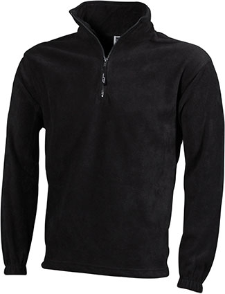 JN Half-Zip Fleece JN043 100%PES, dark-grey, Größe M