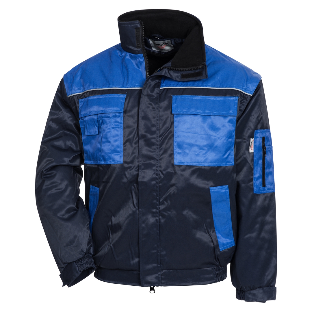 Pilotenjacke 4-in-1 Gr. 3XL, schwarz/rot