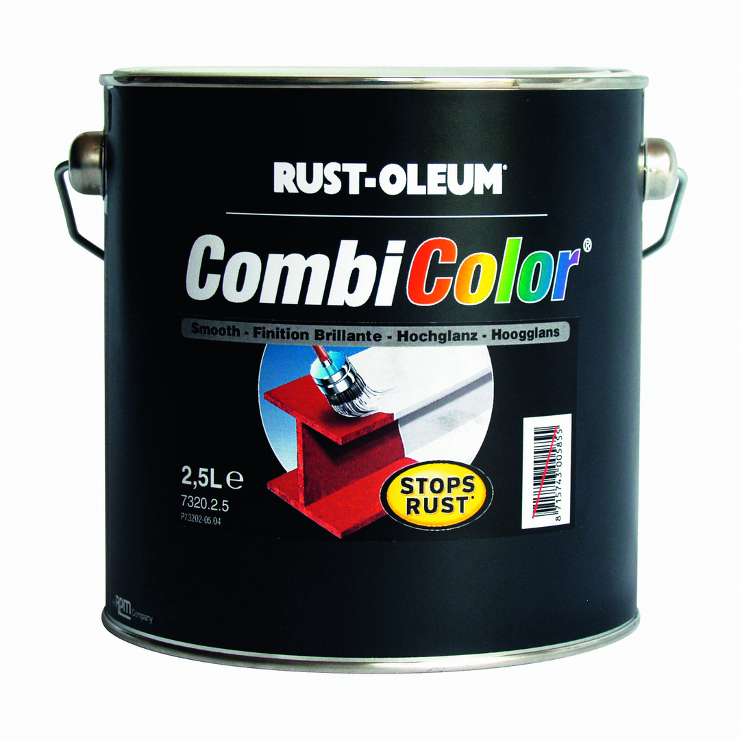 RUST-OLEUM Combicolor Metall 7378.2,5 Mattschwarz Ral9005/2,5 L