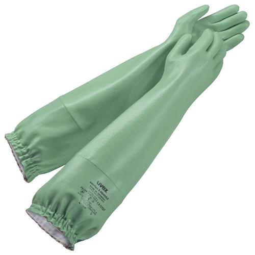 UVEX Chem.-Handschuh rubiflex S NB60SZ Nitril, grün, Gr. 9, 8965.1