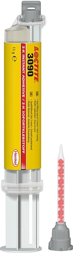 LOCTITE 3090 Zweikomponenten-Klebstoff zum Ausfüllen großer Spalte, 10ml Kartu.