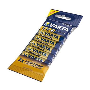 Varta Batterie Longlife 4103 101 328 AAA 1,5V 8 St./Pack.