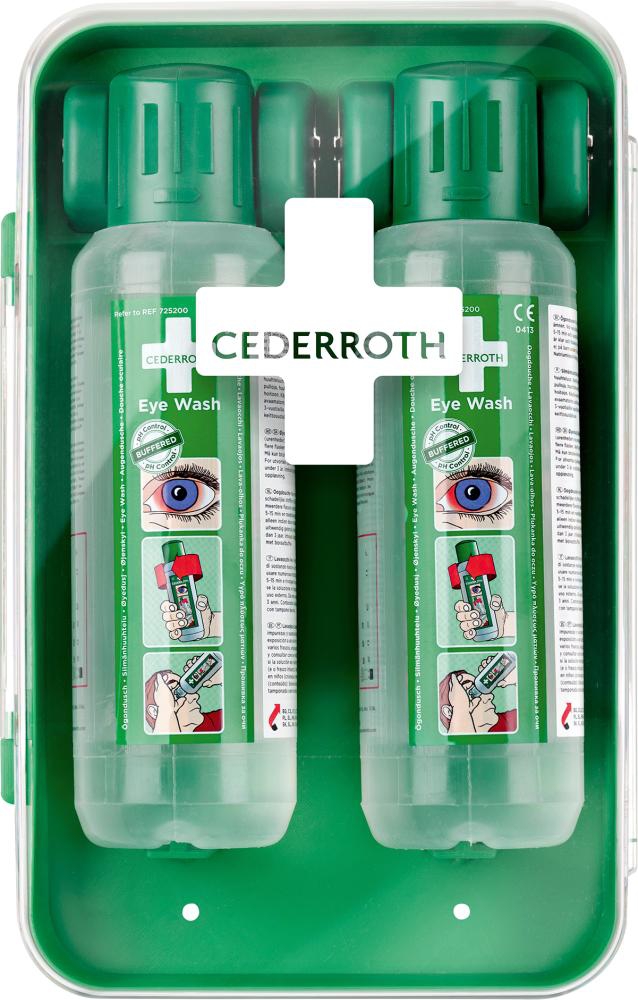 CEDERROTH Eye Wash Cabinet 2 x 500ml