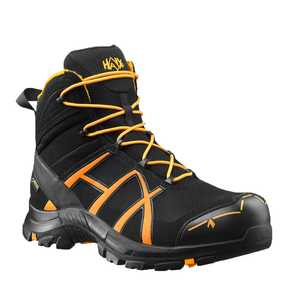 HAIX Sicherheitsstiefel Safety 40 MID black-orange S3 Gr. 42 (Uk 8)