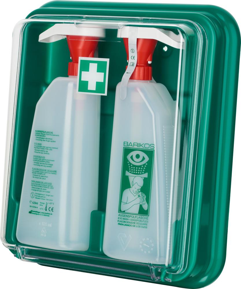 BARIKO Augenspülflaschen Set Set 2, Wandbehälter, 2x620ml