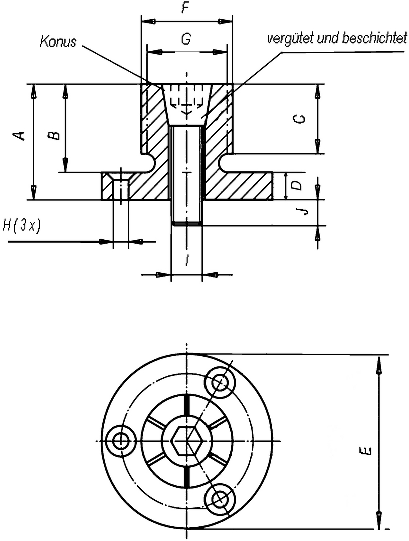 Spanndorn XPA M 2 x 7,40 mm IBT