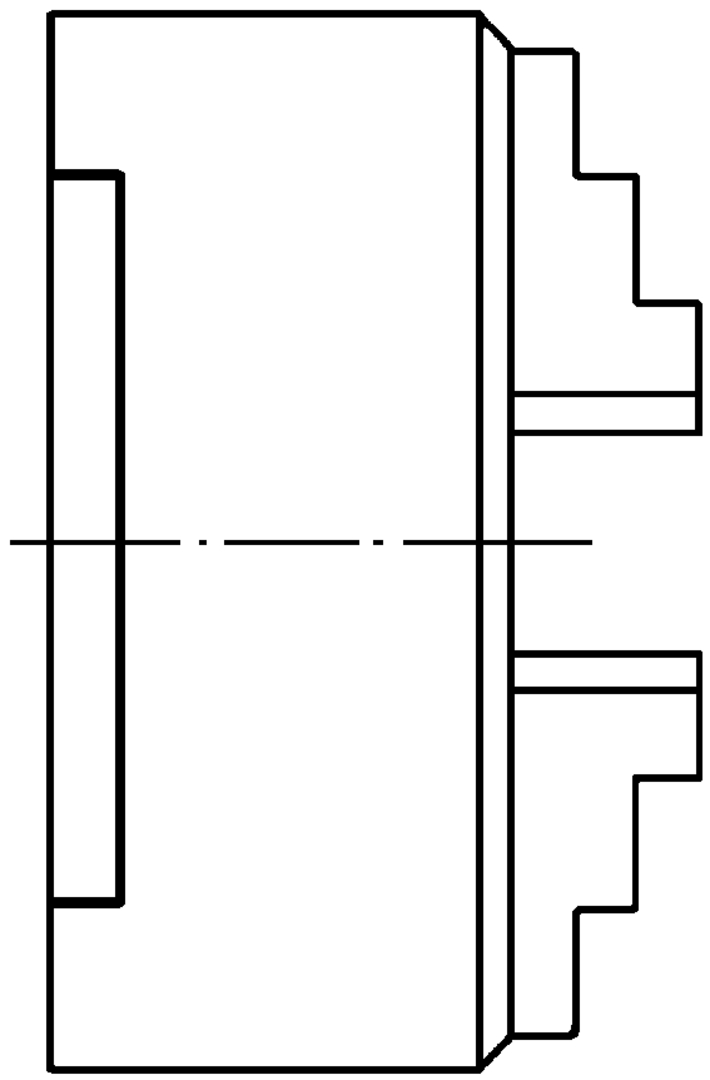 FORMAT Dreibacken-Drehfutter DIN6350 ZS 80mm