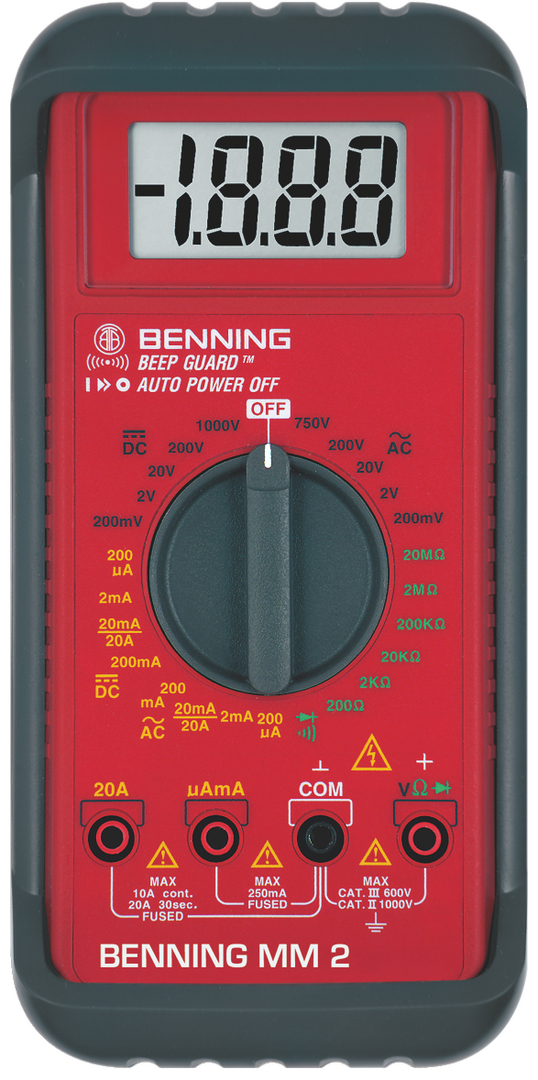 Digital-Multimeter MM 2 Benning