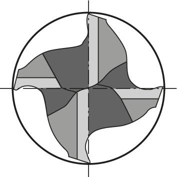 FORMAT GT VHM-Kreisbogenfräser 6,0mm Z4 tangential, HA SUPRA