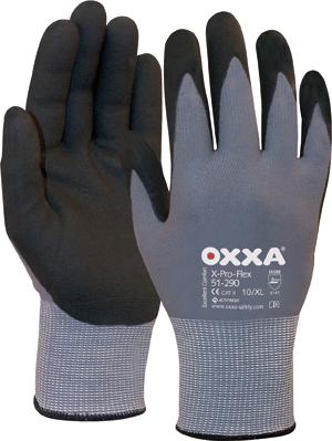 Handsch. Oxxa X-Pro-Flex NFT, Gr. 8, schwarz