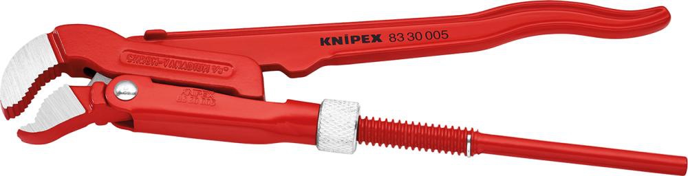 KNIPEX 83 60 010 Rohrzange S-Maul Schnelleinst.rot pulverbesch. 330 mm