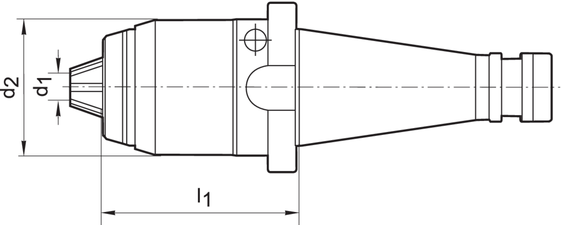 Kurzbohrf. AKL D2080 1-16mm SK40      Albrecht