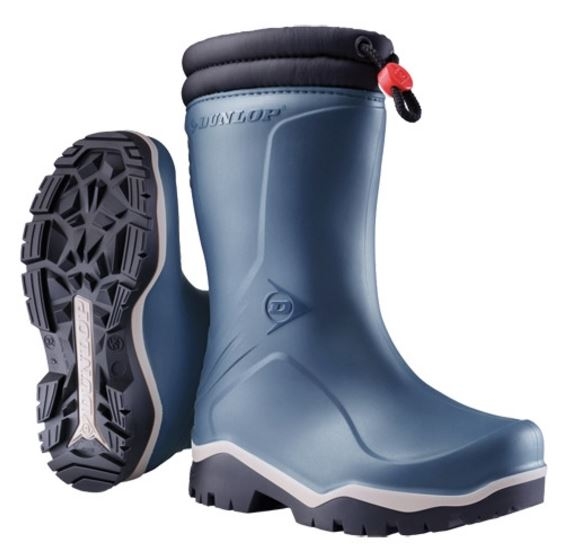 DUNLOP Kinder-Stiefel Kids Blizzard PVC Gr. 35 gefüttert blau/schwarz, K354061