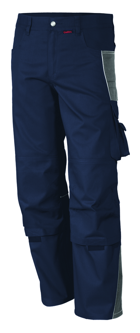 Qualitex Bundhose PRO MG 245 65%Pol./35%BW, marine/grau, Gr. 28