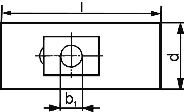 FORMAT Spannpratze komplett mit Schraube 17 x 18 mm