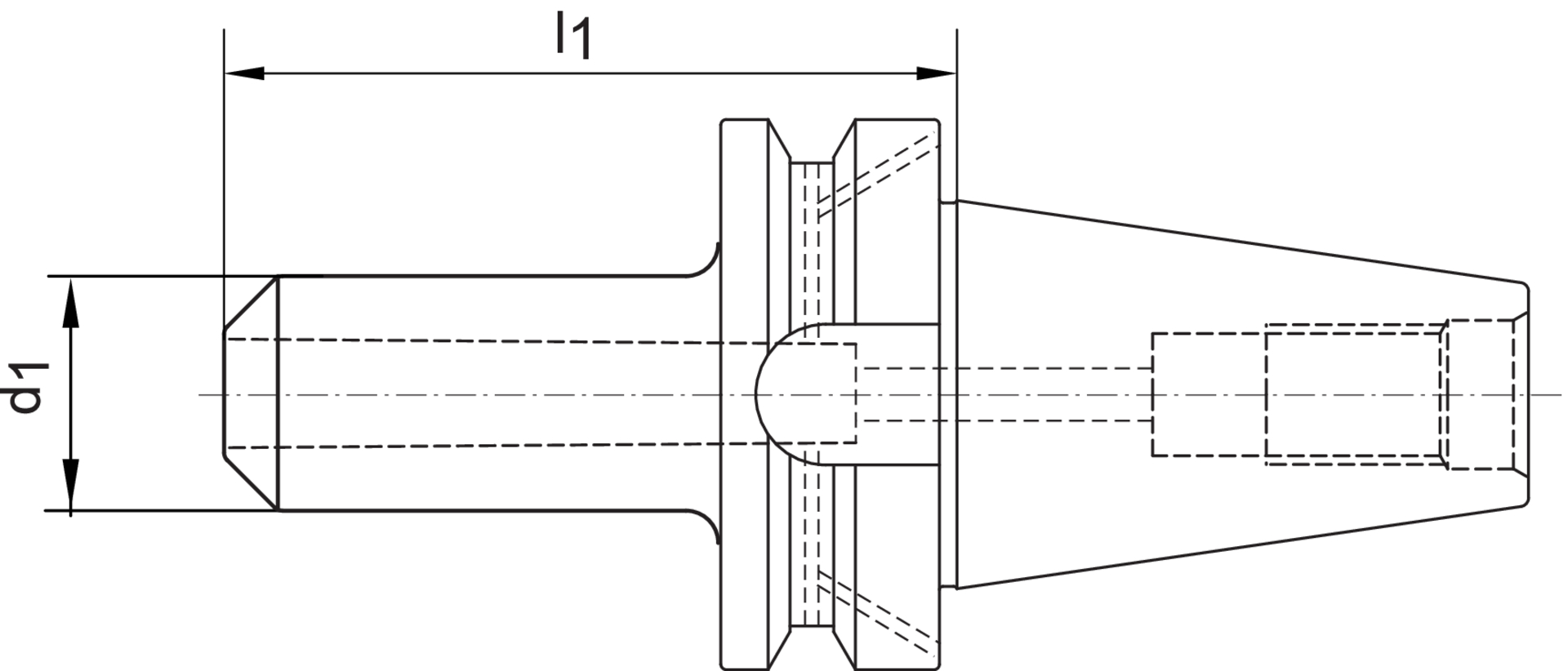 HG SpannfutterJISB6339ADB 10-14mm BT40       Haimer