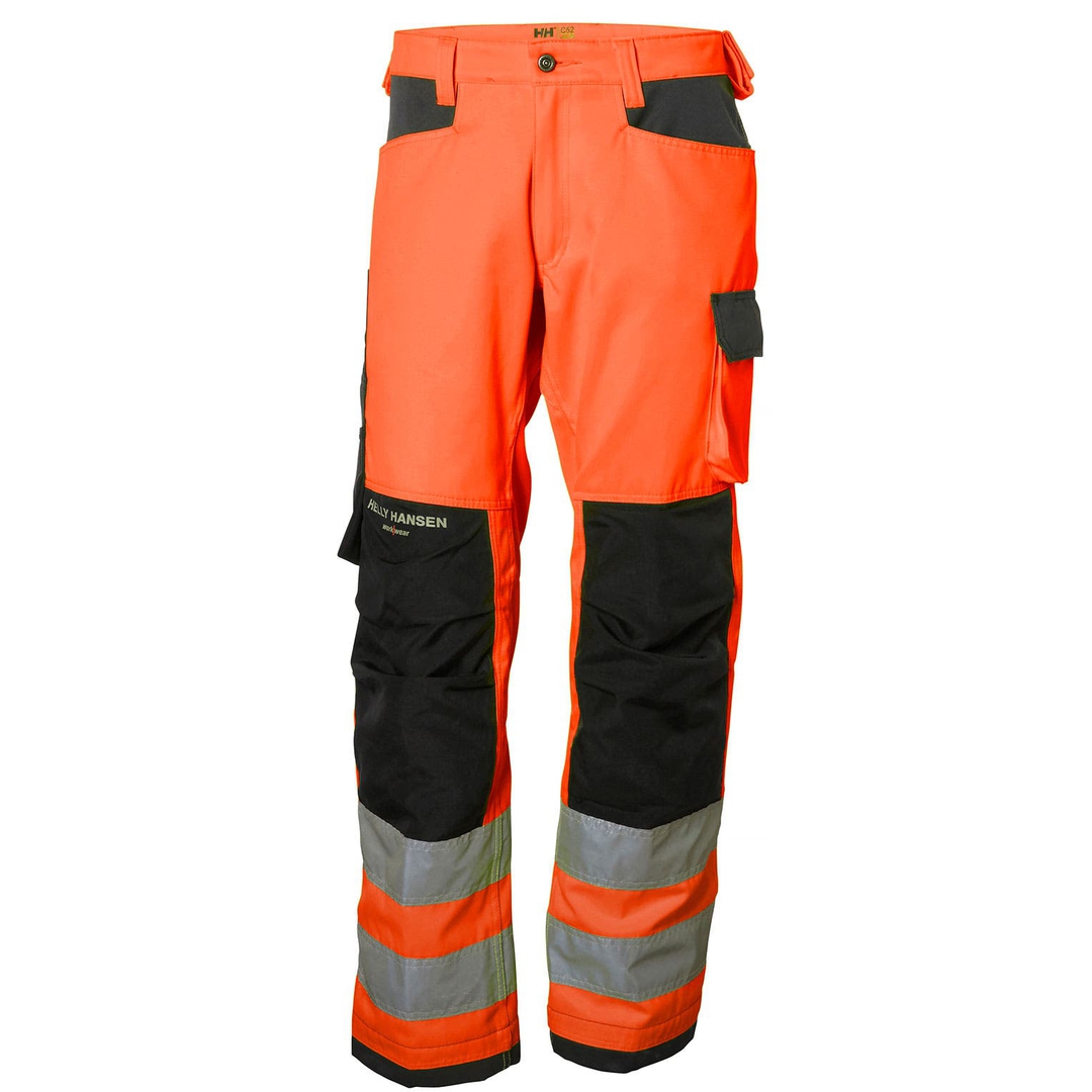 Helly Hansen Warnschutzhose ALNA CL 2 77411, Fb. orange/black, Gr. 50