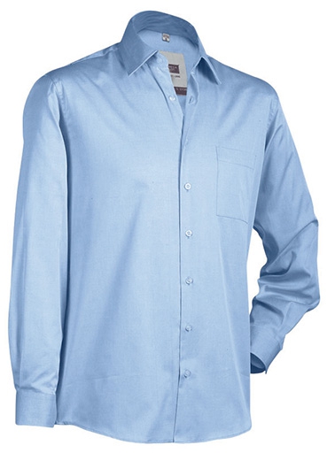 JN Business Shirt Long JN061 80%BW/20%PA, sky-blue, Größe 3XL